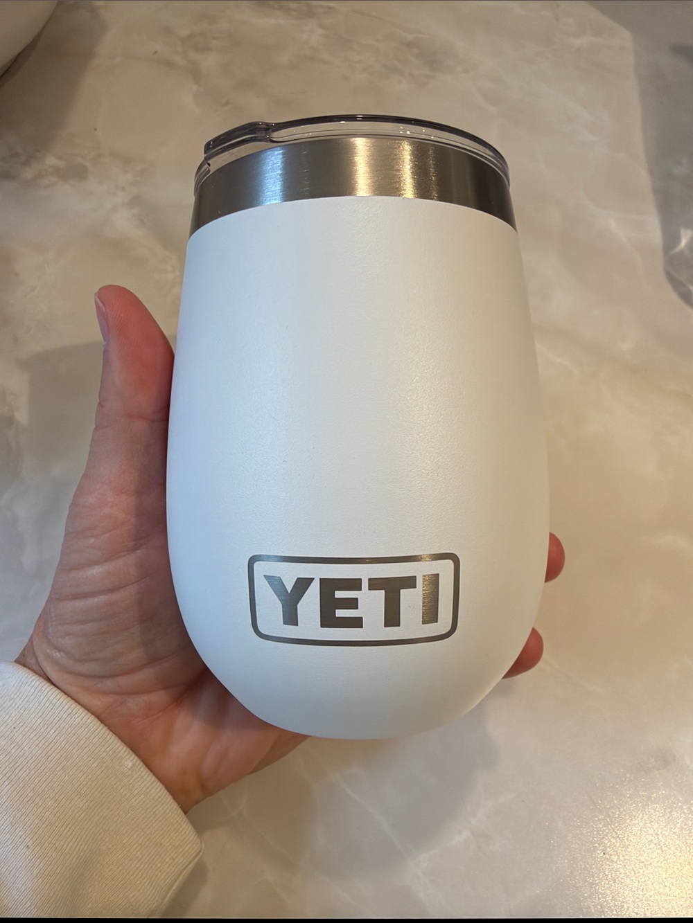 Yeti wine tumbler with AT&T logo, brand new